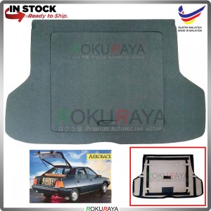 Proton Saga Iswara Aeroback (1st Gen) Custom Fit 15mm Rear Bonnet Spare Tyre Tire Tayar Cover Back Hard Board Papan (Carpet Wrapped)